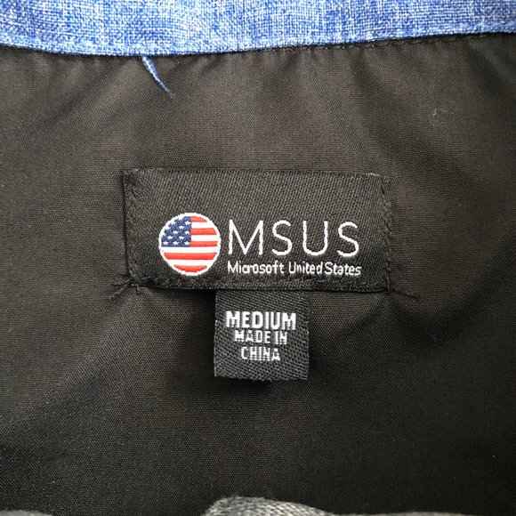 Microsoft MSUS Employee Jacket Coat Windbreaker - Picture 3 of 7